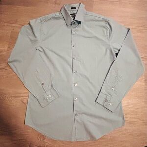 Express Men's Subtle Gray Dress Shirt